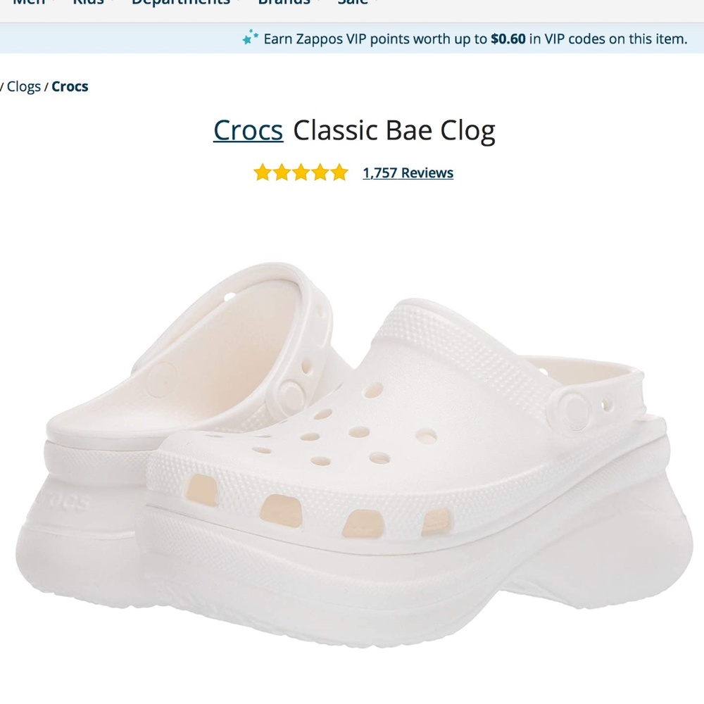 Crocs Classic Bae Clog Platform Like New